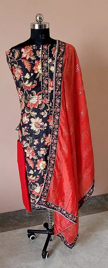 Muslin - Black Floral Print - Master