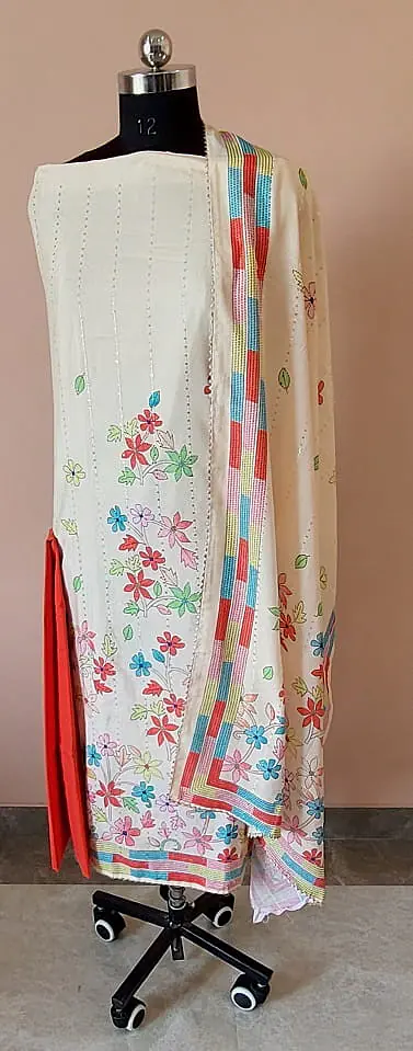 Muslin - Handwork Type Flower Print - Master