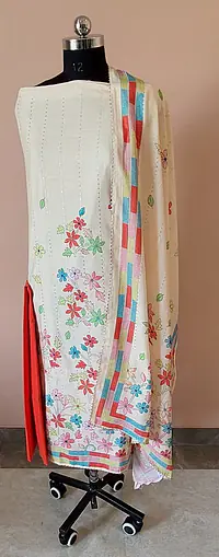 Muslin - Handwork Type Flower Print - Master