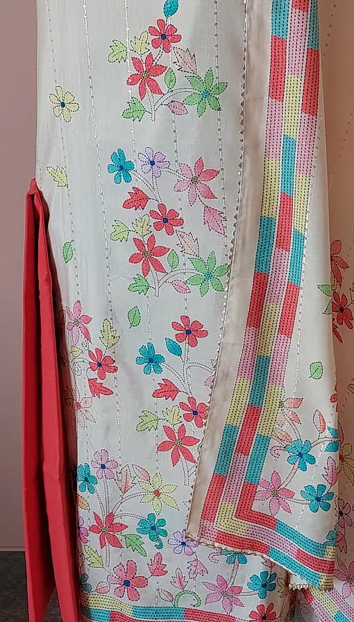 Muslin - Handwork Type Flower Print - Master
