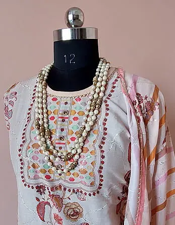 Muslin - Cream Floral Print - Master