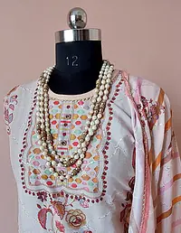 Muslin - Cream Floral Print - Master