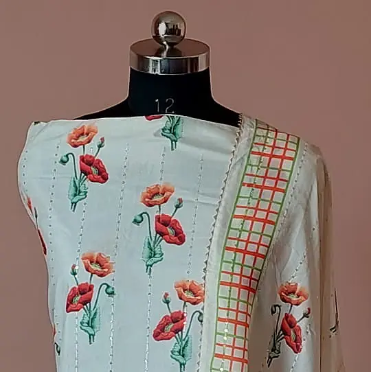 Muslin - Digital Floral Print - Master
