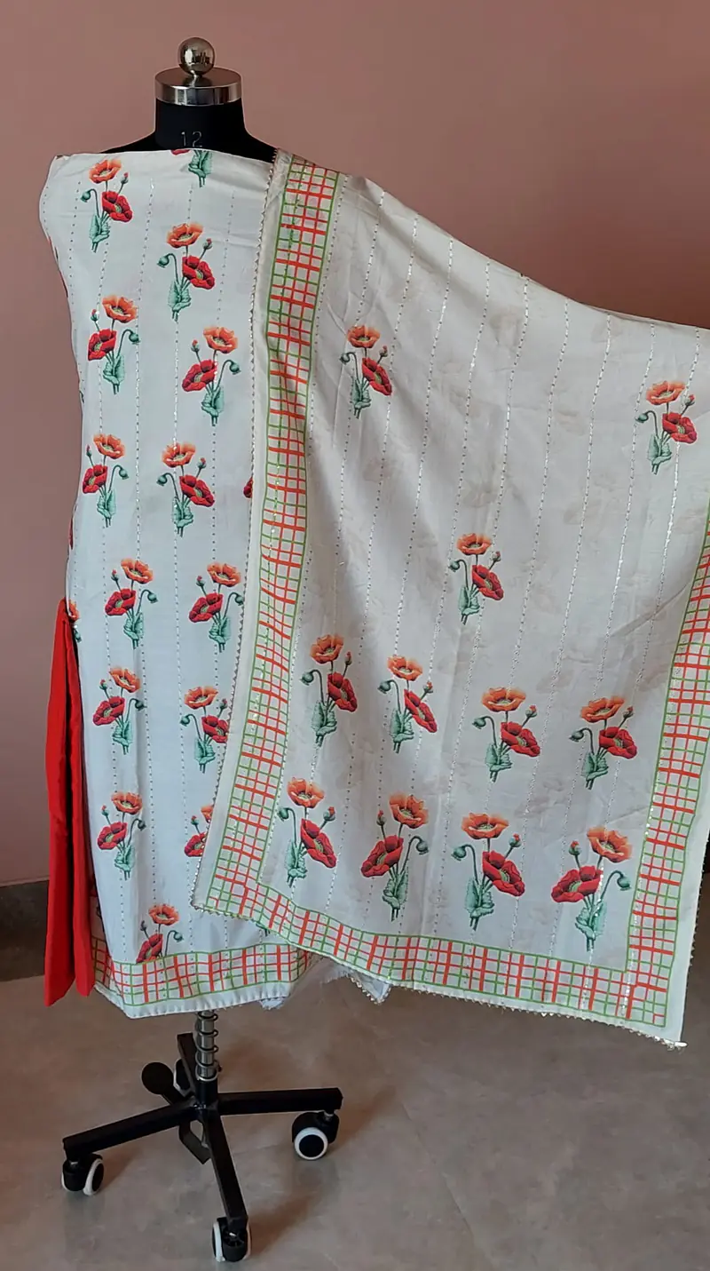 Muslin - Digital Floral Print - Master