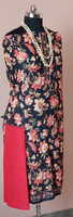 Muslin - Black Floral Print